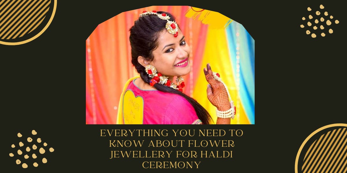 Flower jewellery 2025 designs for haldi